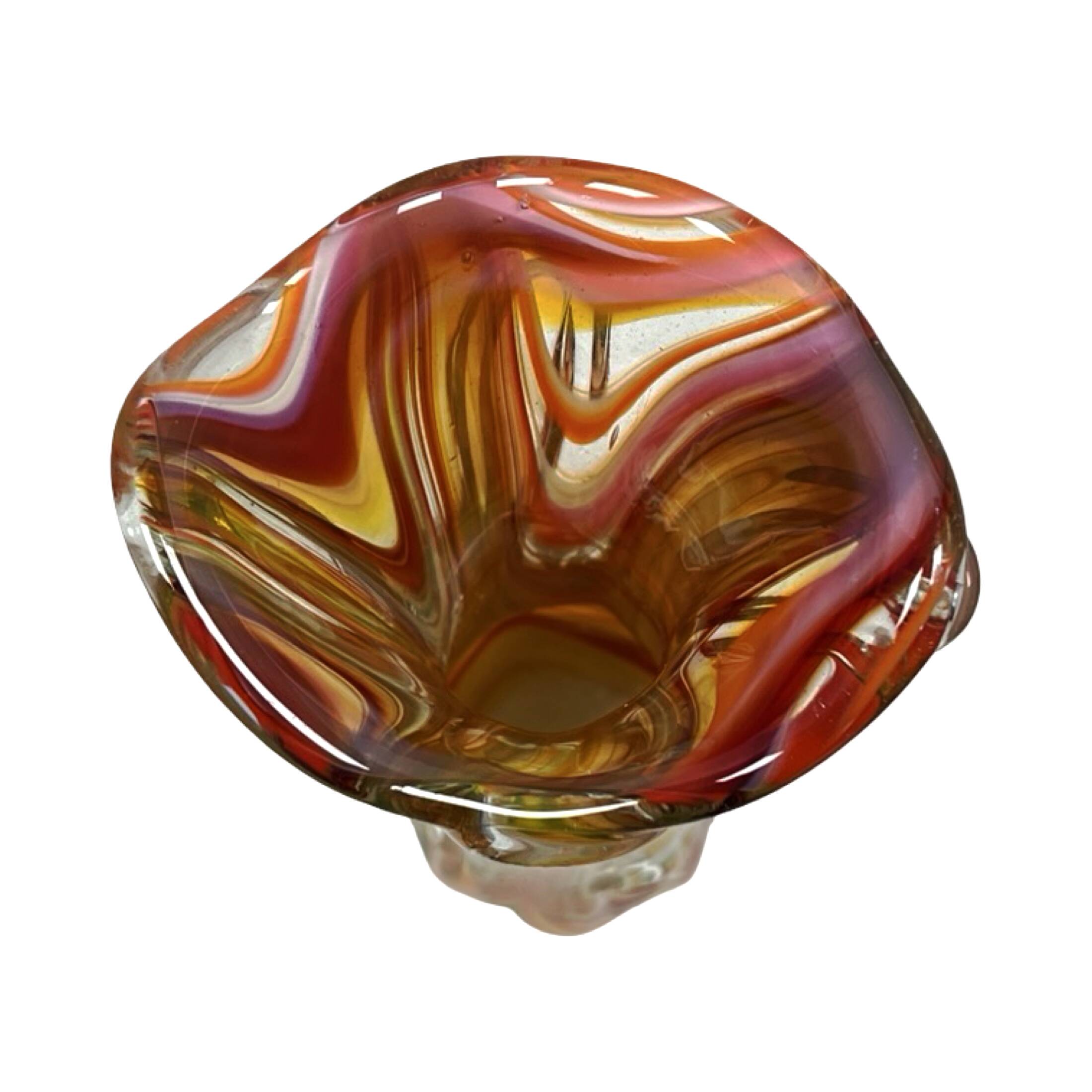 "Sękacz" vase – Ząbkowice Śląskie steelworks, Poland 1970s (42 cm)