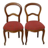 Chaises Louis Philippe restaurées, les 2