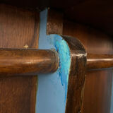 1950s oak and Formica bar