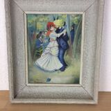 Painting La Danse à Bougival painting on wood reproduction