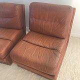 Pair of low chairs by Charpentier