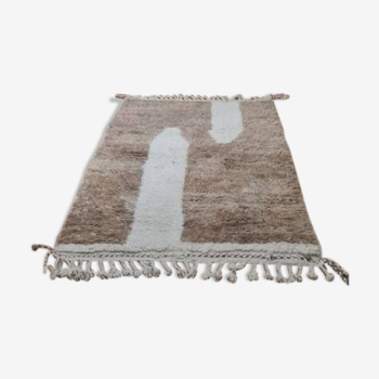 Tapis Beni ouarain 150X100 cm, fabrication artisanale marocaine