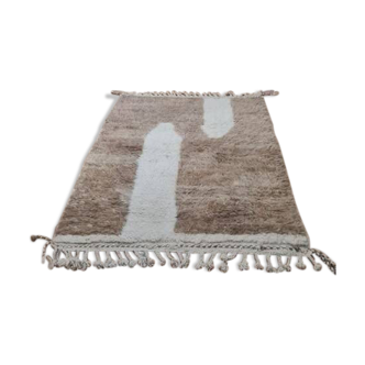 Tapis Beni ouarain 150X100 cm, fabrication artisanale marocaine