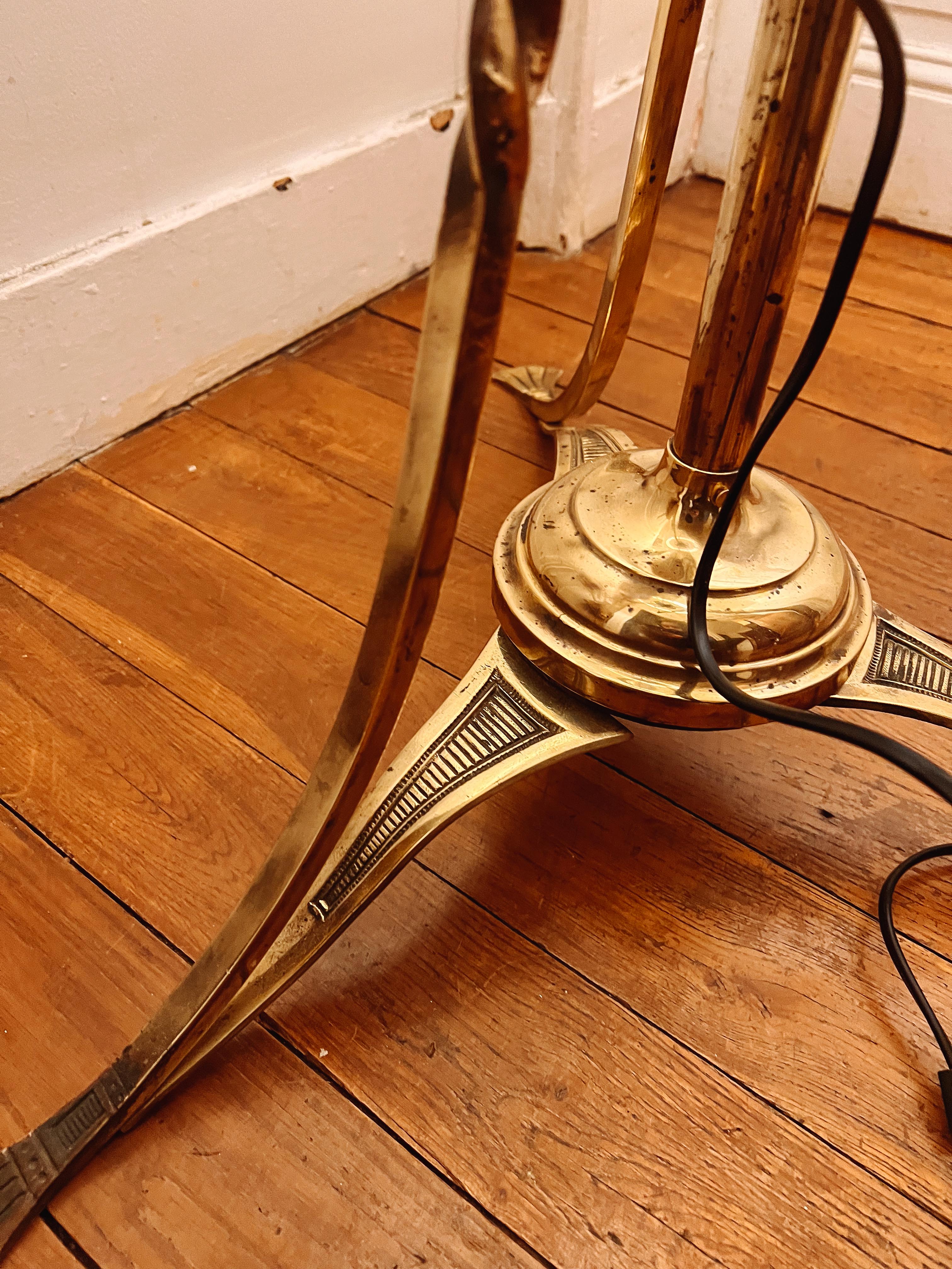 Art nouveau lamp Hinks's Boler N°2 duplex