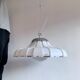 White ABS and glass pendant light by Guzzini for Meblo, Slovenia, c.1970
