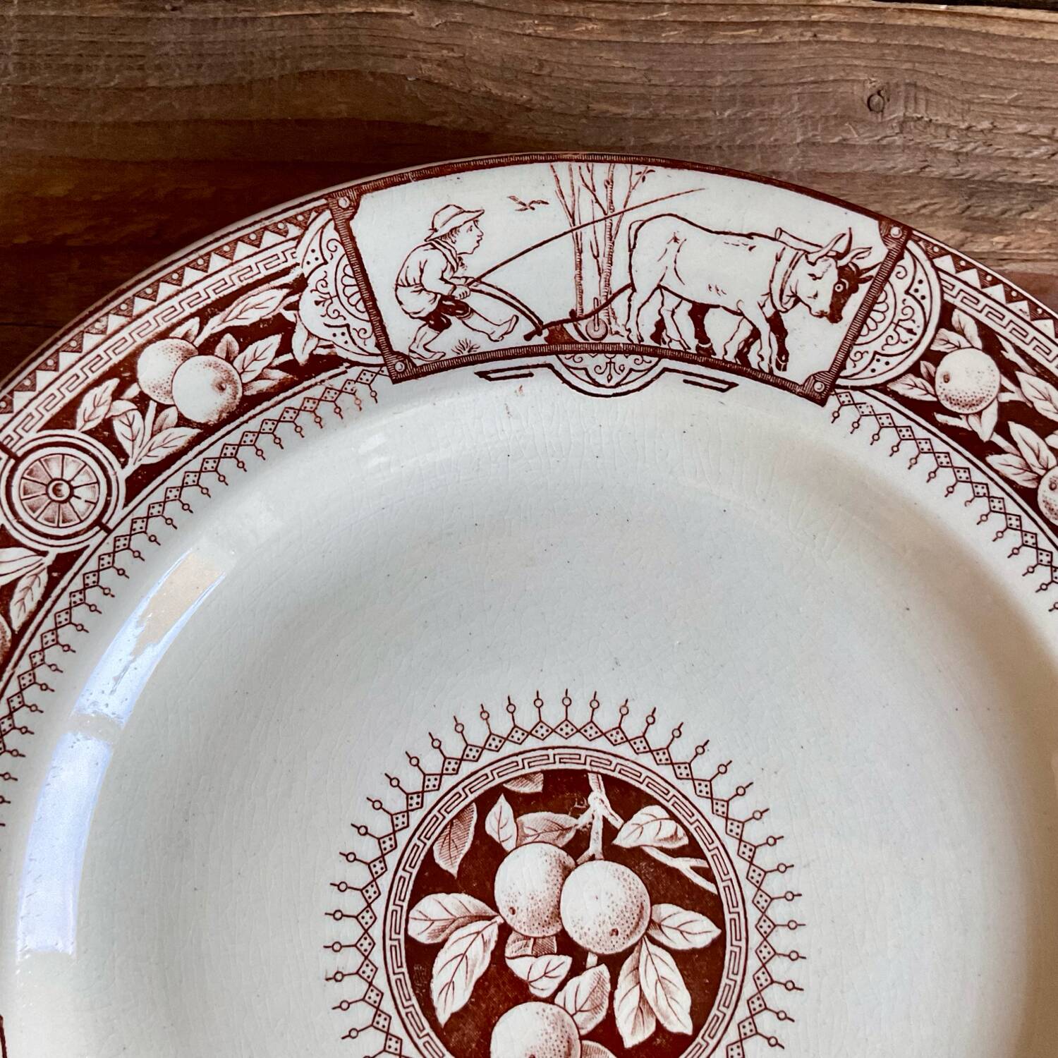 6 BROWNFIELD & SONS “Chelsea” England plates