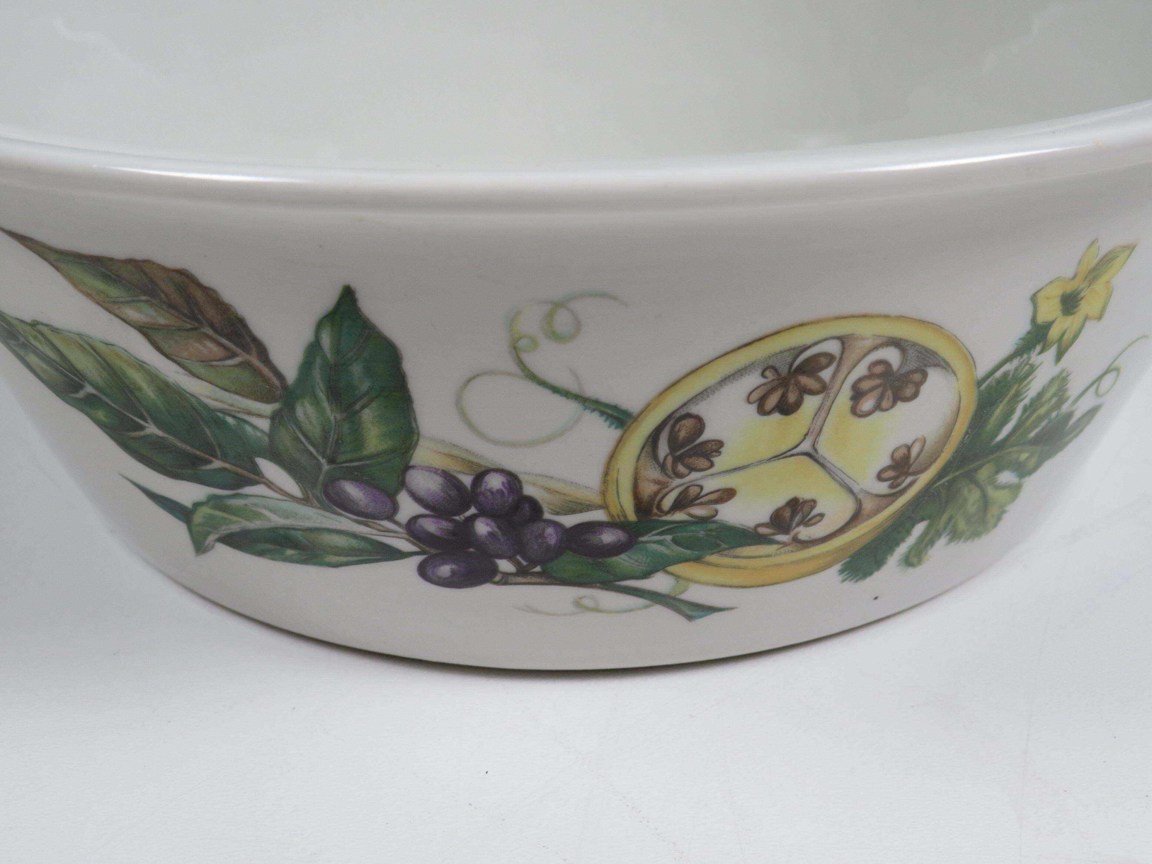 Villeroy & Boch “Botanica” – Vintage salad bowl – Made in Luxembourg – Ø23 cm