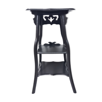 Art nouveau fifth wheel with three levels in black