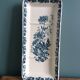 Saint Amand Terre de fer soap dish pocket with blue Anemone decor