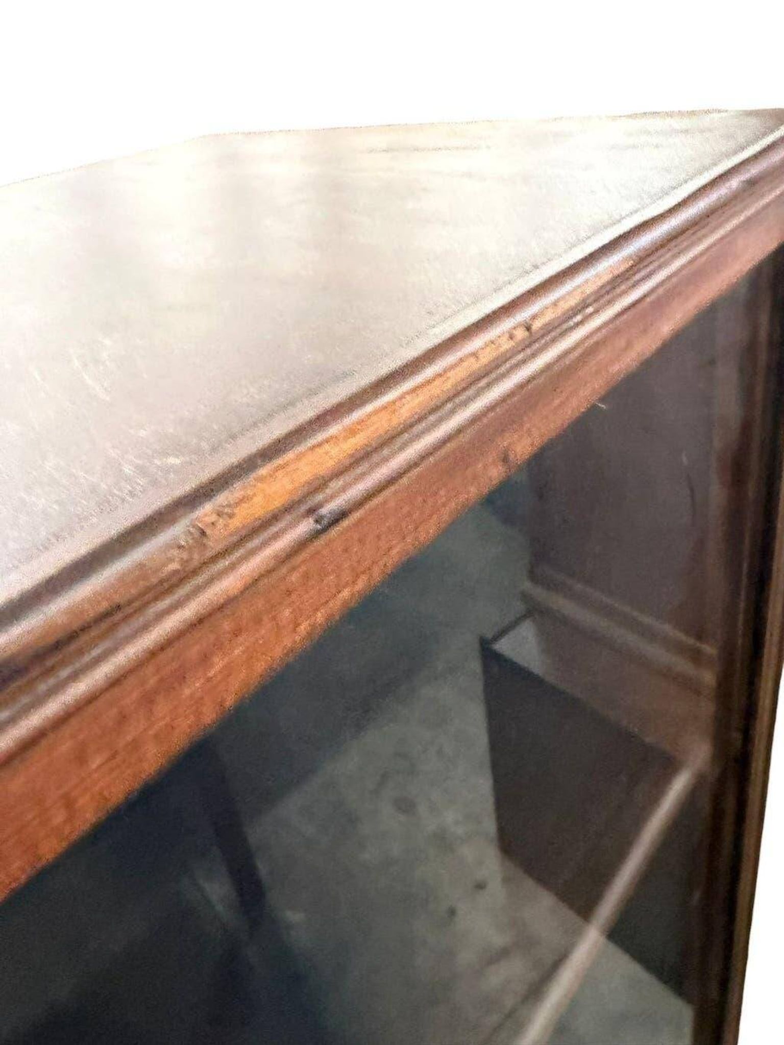 Vitrine, étagère, bibliothèque vintage en bois
