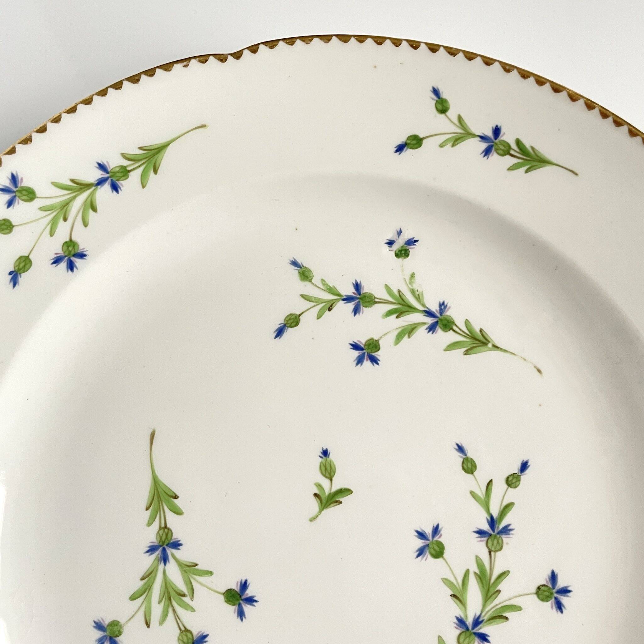 Porcelain Plate of the Count of Artois | Barbeaux | Late 18th Century