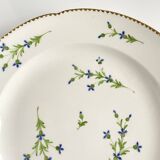Assiette en Porcelaine du Comte d'Artois | Barbeaux | Fin du XVIIIe Siècle