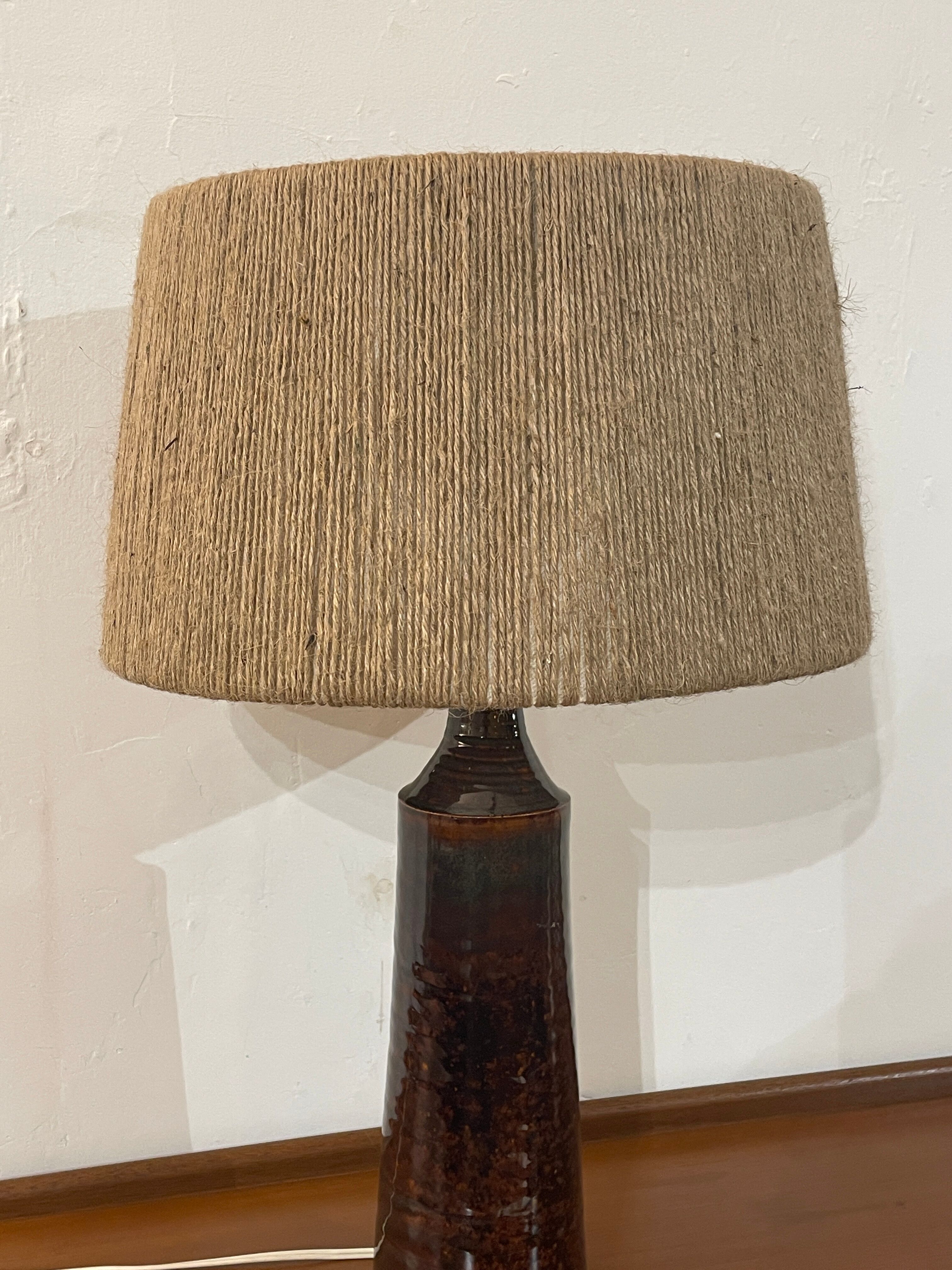 Ceramic table lamp, France 1960's
