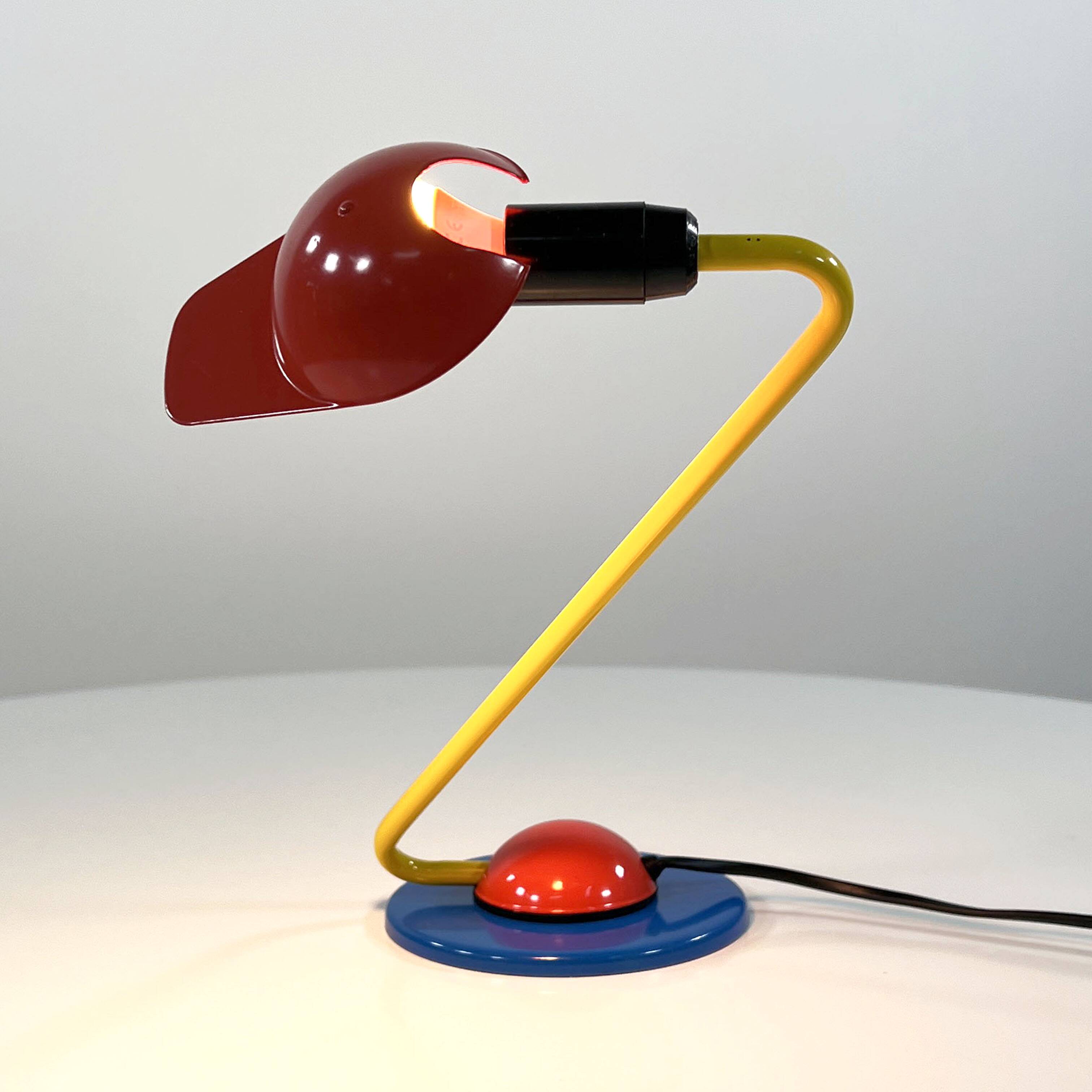 Lampe de table tricolore Hema, 1980