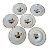 Badonviller "jade" soup plates