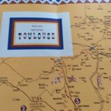 Map of the region of Toulouse