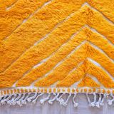 Handmade orange rug 200cm x 300cm