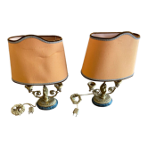Pair of desk lamps