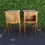 Pair of Louis XV style bedside tables