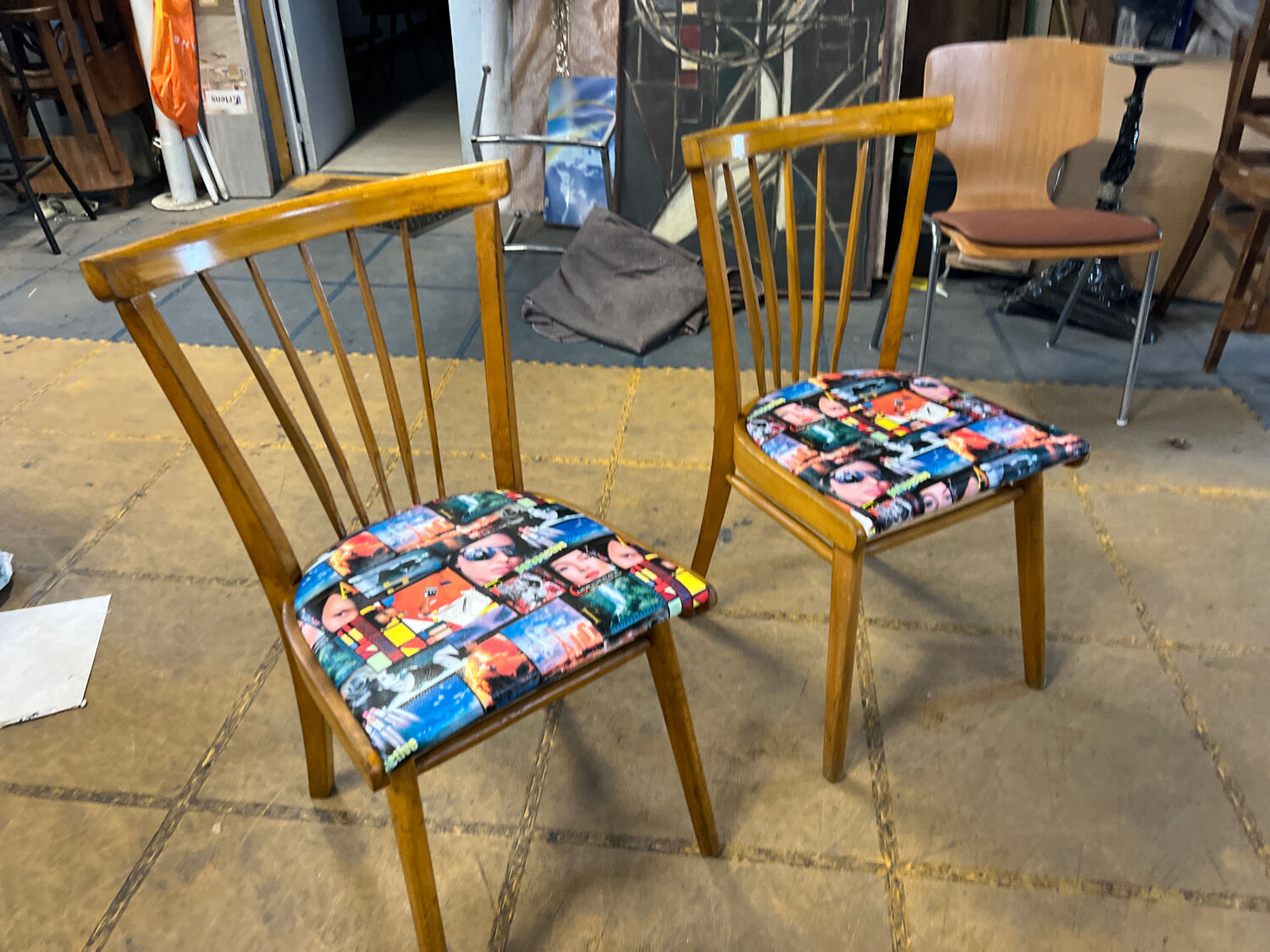 Pair of Scandinavian chairs