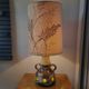 Vintage Fat lava tafellamp met originele kap, jaren 1970