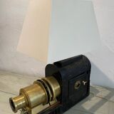 Helios magic lantern fitted as a lamp