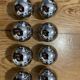 8 chrome brass furniture knobs