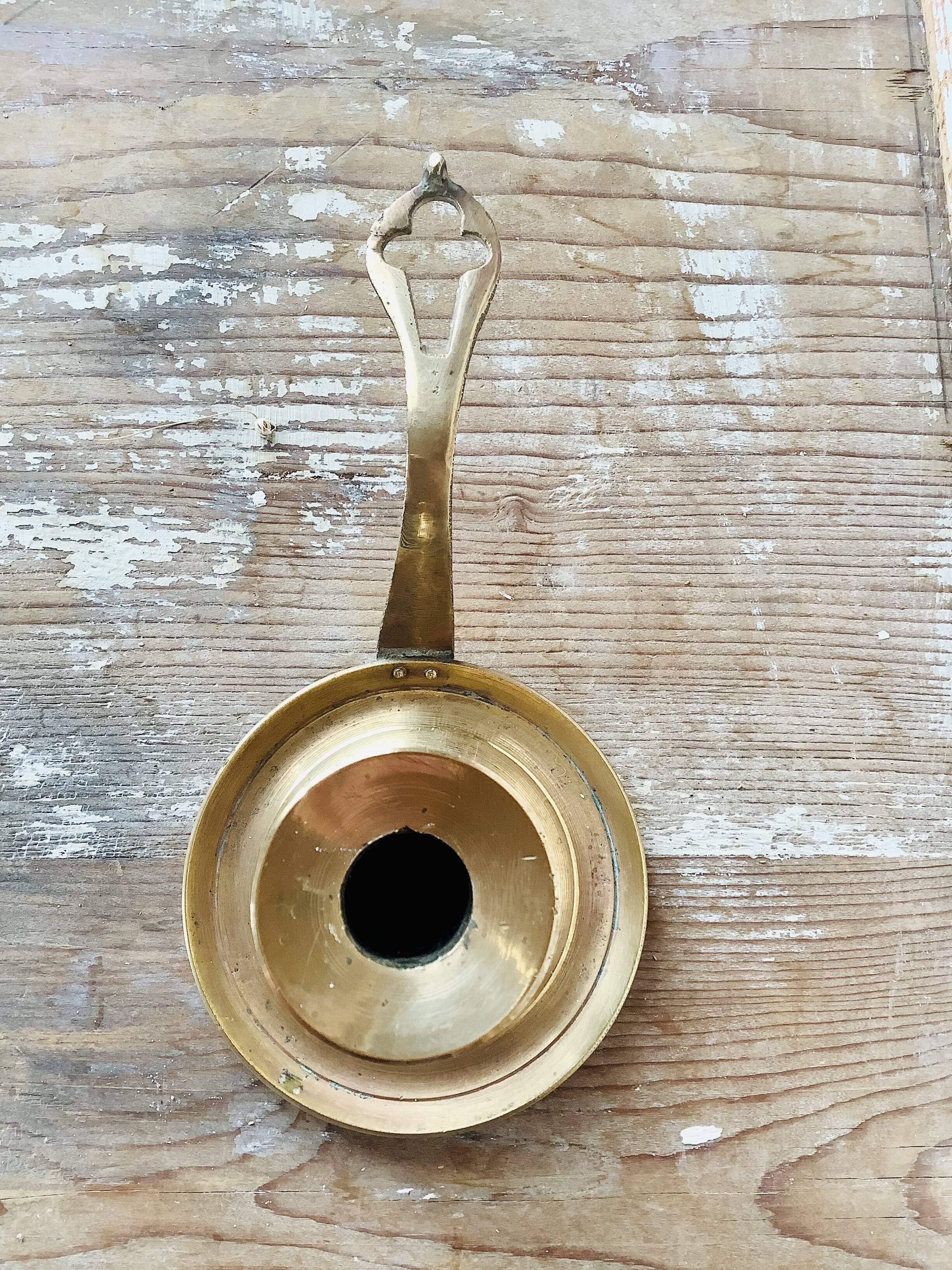 Vintage brass candle holder
