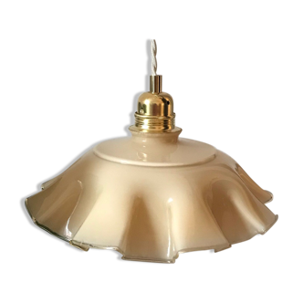 Yellow opaline pendant lamp 50