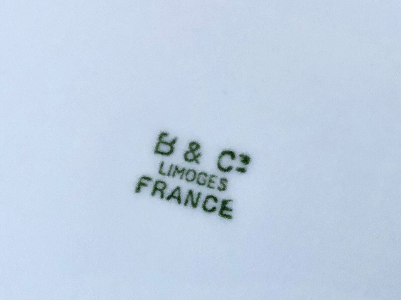 Limoges Bernardaud porcelain dessert plates - vintage co. 60s, white & gold