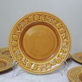 6 assiettes à dessert anglaises Royal Worcester