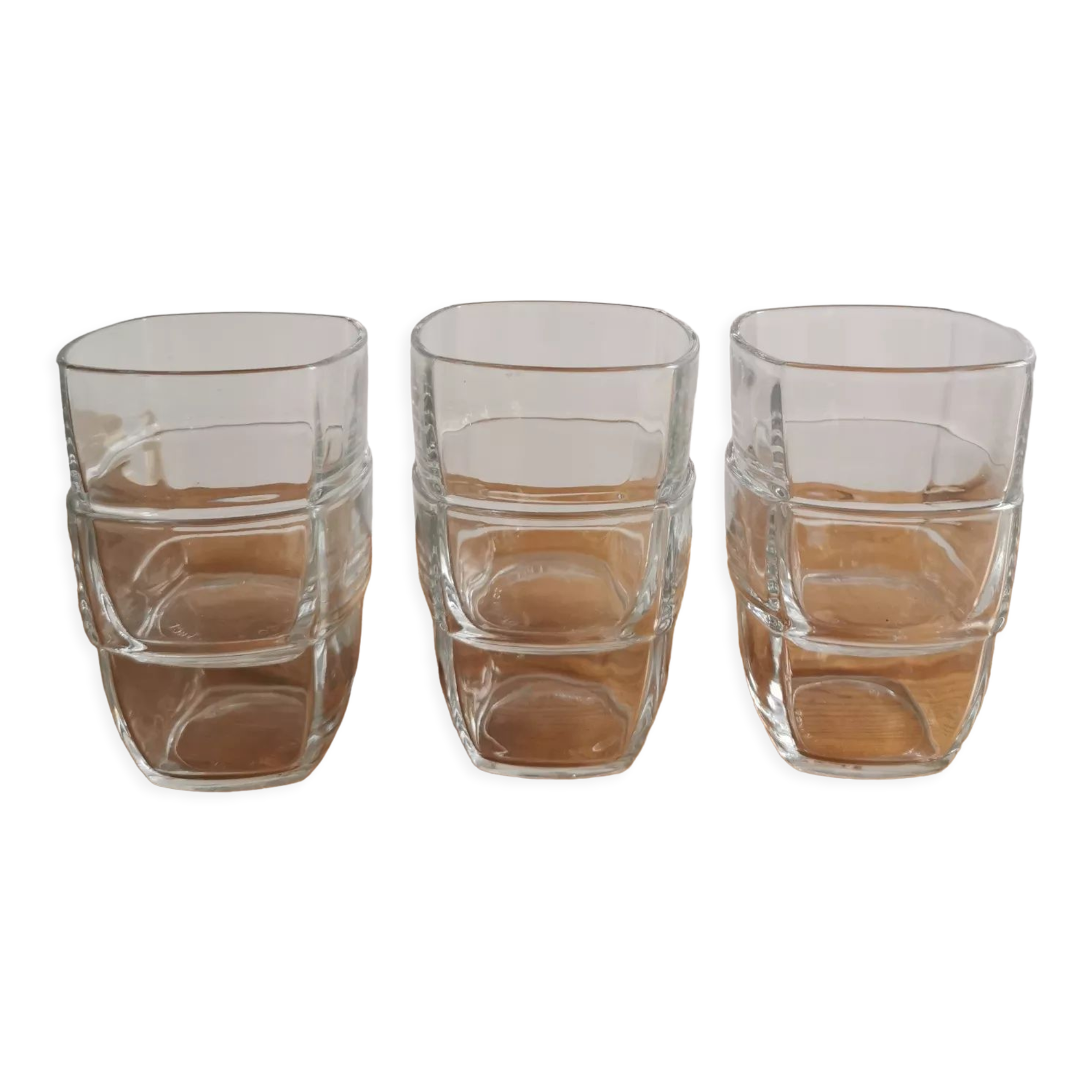 Service of 6 stackable glasses