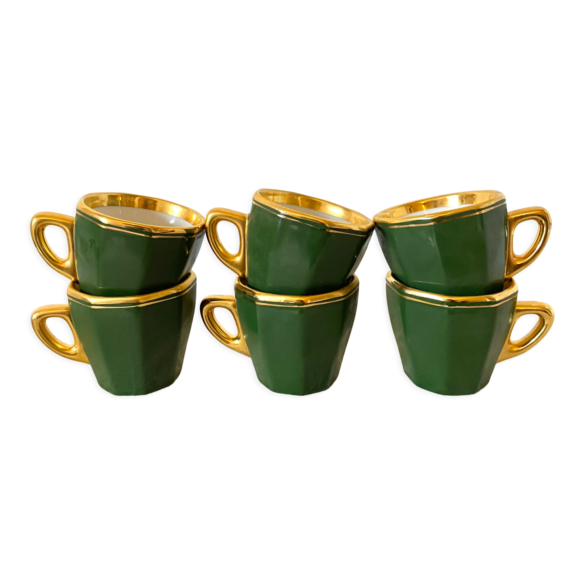 6 tasses vintage Apilco