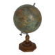 Globe vintage 1950 terrestre Girard et Barrère et Thomas - 33 cm