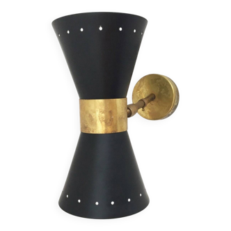 1950s diabolo wall lamp