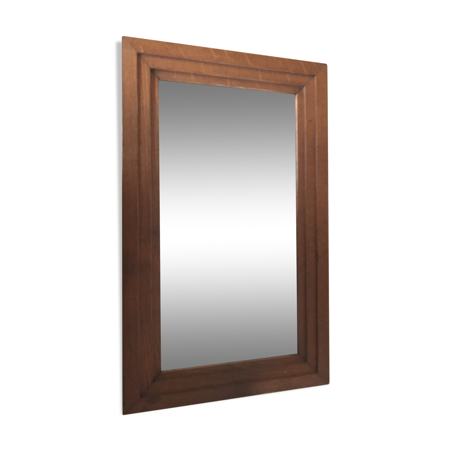 Mirror art deco wood 56/34 cm