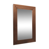 Miroir art deco bois 56x34 cm