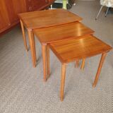Scandinavian trundle tables - Design Mobelintarsia -