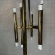 Vintage brass tubular Boulanger pendant lamp