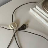 Dolphin lamp model "Oricourt" in ceramic and brass, France 1970.