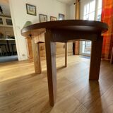Table and 4 chairs in solid elm Regain