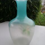 Enameled decorative carafe