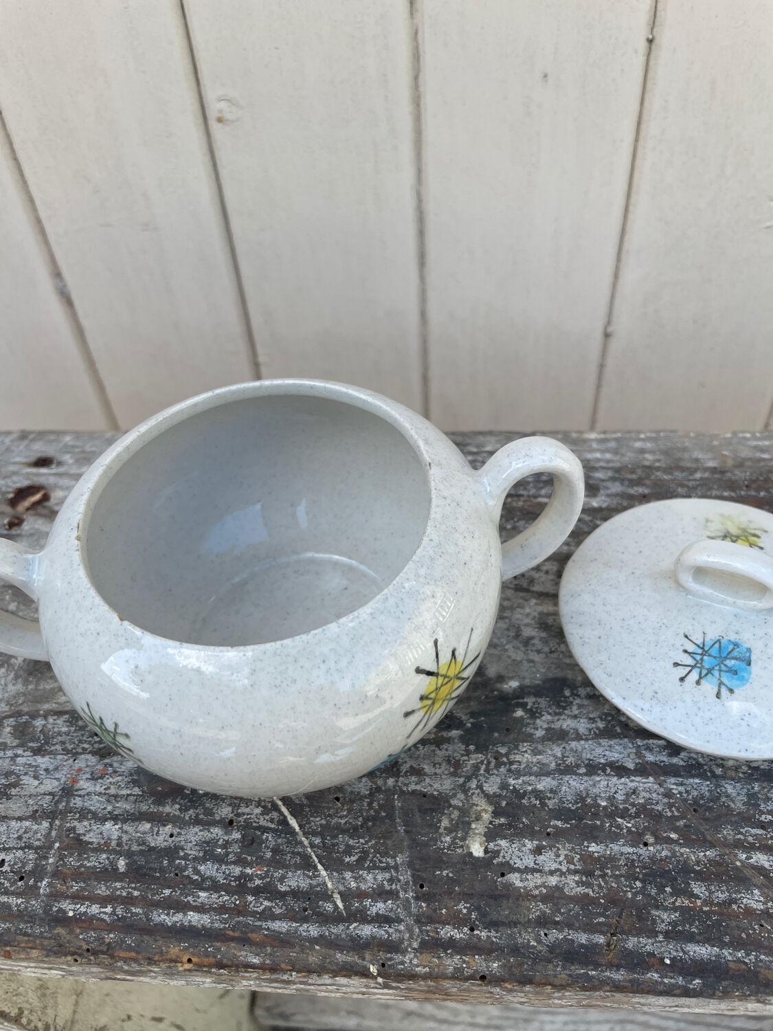 Creamer and sugar maker continental earthenware