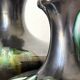 Large collection of 5 modernist glazed Belgian ceramics – Thulin / AIRAIN – Art Deco – 1930s-50s