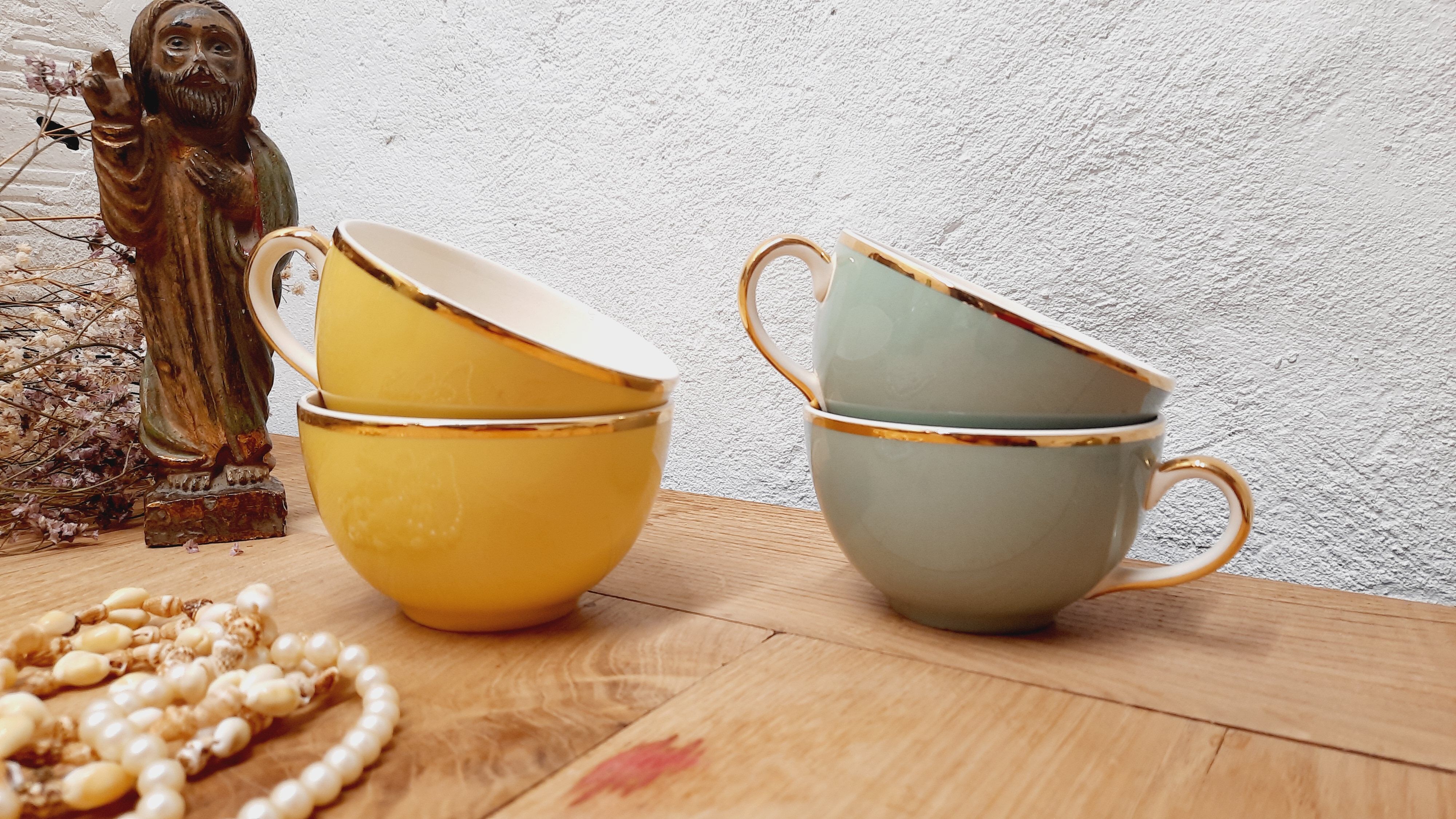 Set 4 tasses à déjeûner Villeroy et Boch