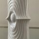 Vase op art en porcelaine royal bavaria kpm années 70