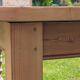 Campaign table in pine