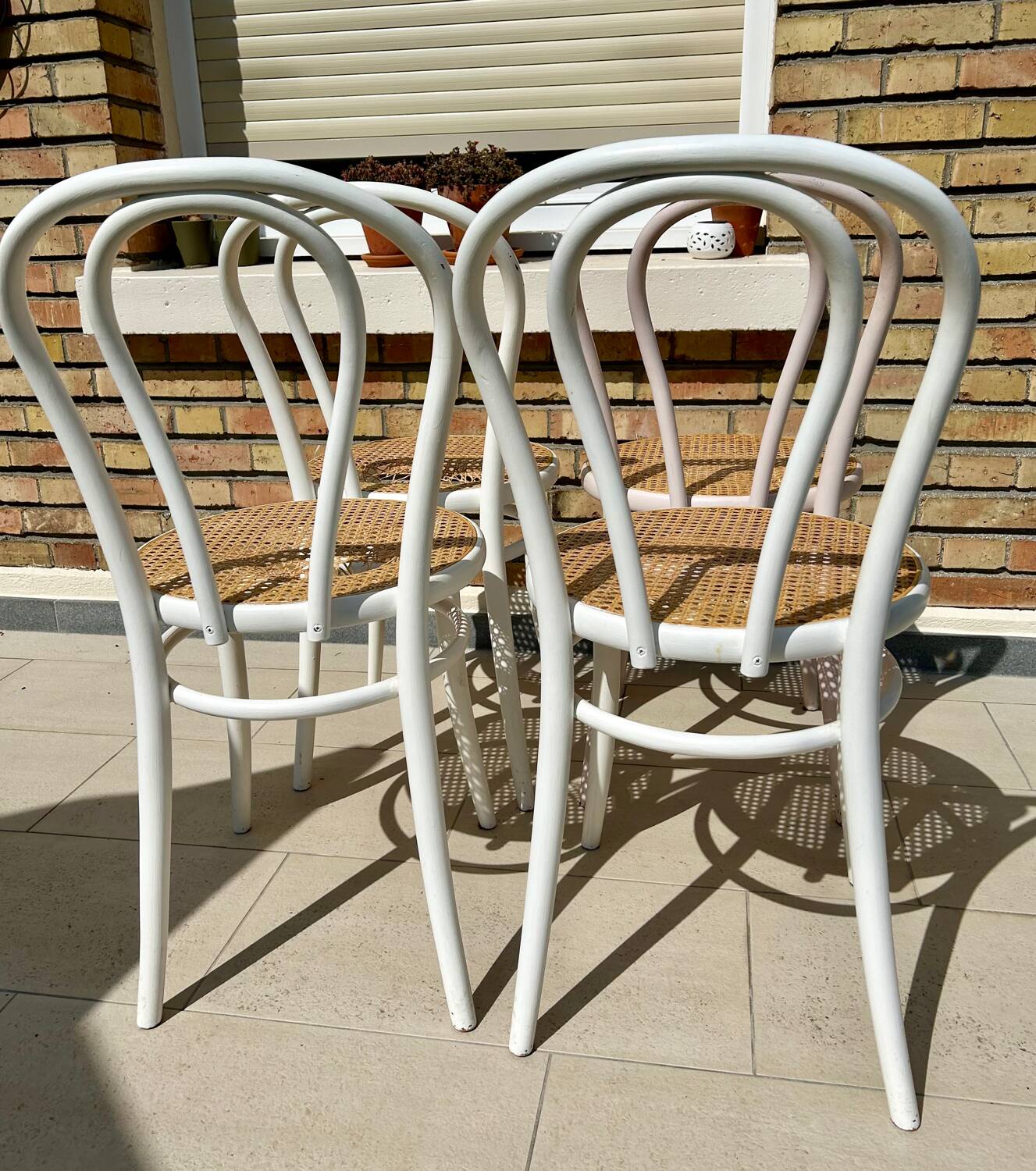 Set of 4 bistro chairs
