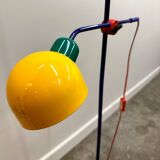 Postmodern Multicolor Metal Floorlamp by Veneta Lumi, 1980s Italy.