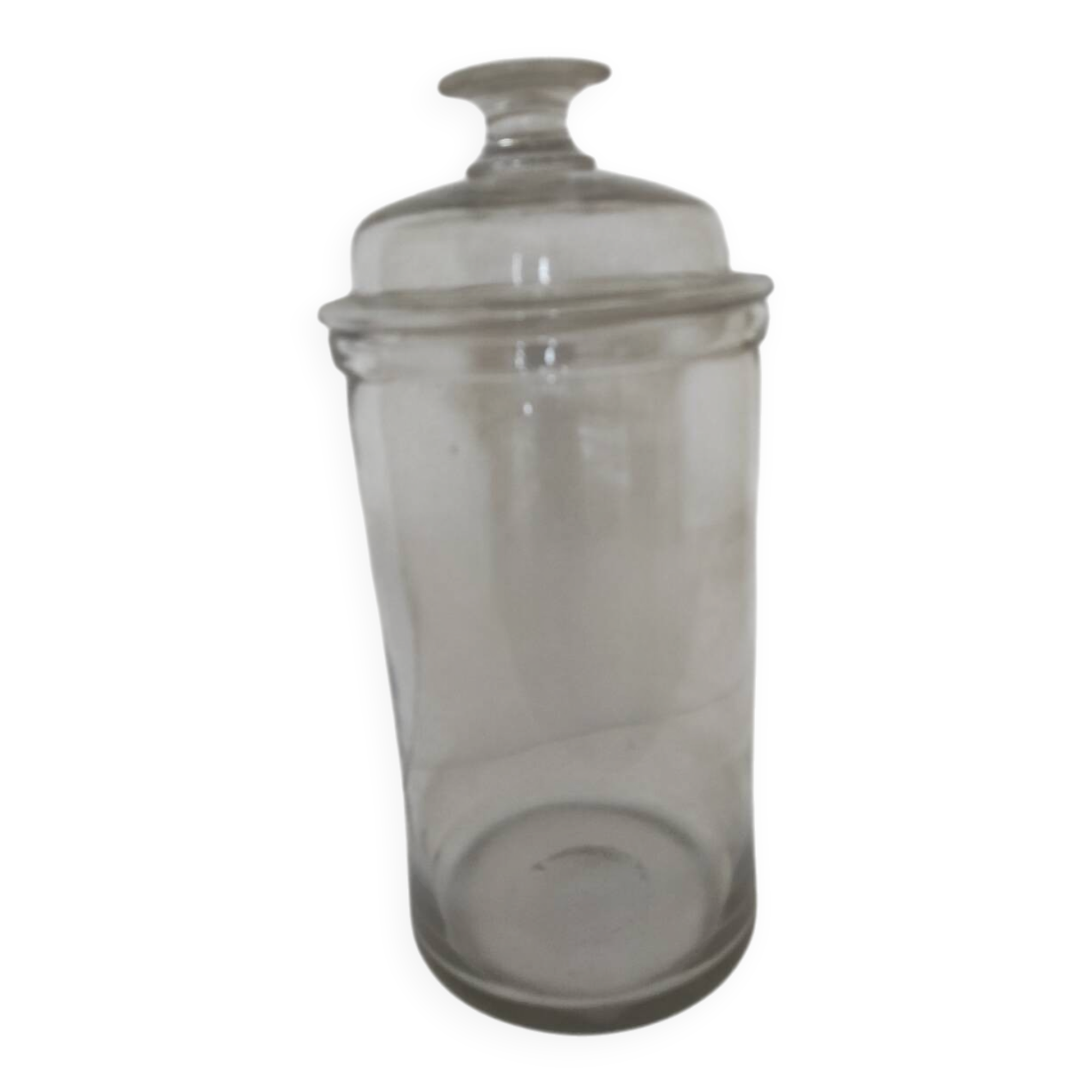 Antique glass candy box/jar